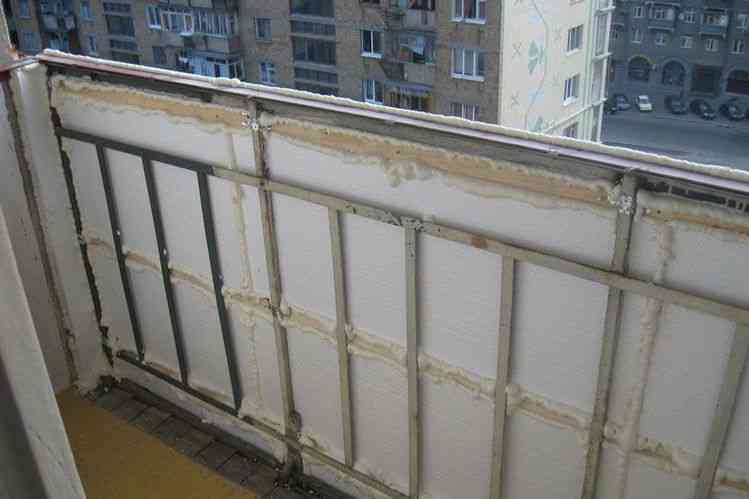 Утепление балконов и лоджий